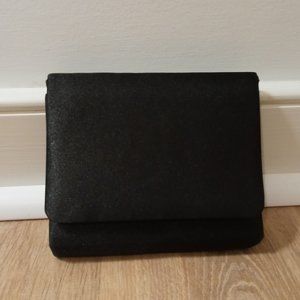 Satin mini black purse.